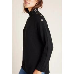 Anthropologie | XSmall | Oversized Margarita tunic pullover‎ sweater cowl neck